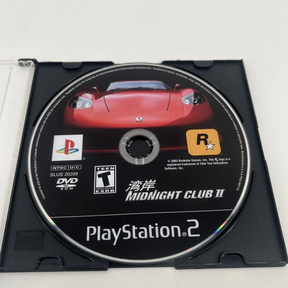 Midnight Club 2 II (Sony PlayStation 2 PS2, 2003) Disk Only
